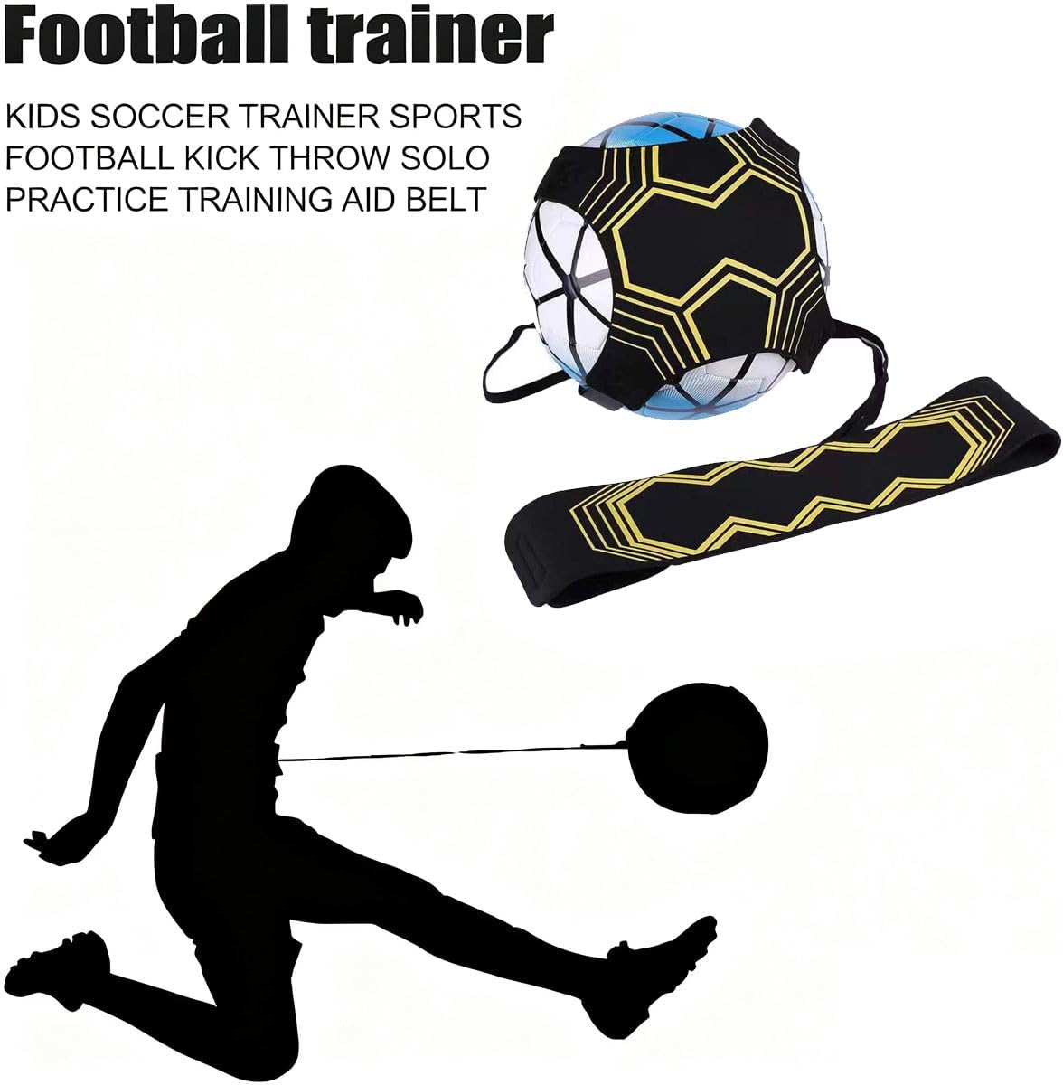 Shin Defender Kickback Trainer - Shindefender Kickback Trainer Soccer for Kids, Pass & Catch & Control the Ball Soccer Juggle Trainers for Beginners and Lovers